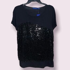 Nwt apt 9 sequin dress short sleeves top